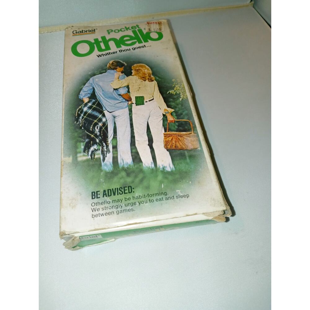 Vintage 1977 Gabriel Pocket Othello Travel Game